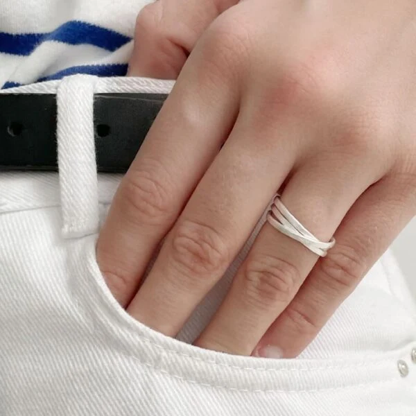 SUSI CALA Sophie 3 Twin Ring Sterlingsilber SHAT3-02