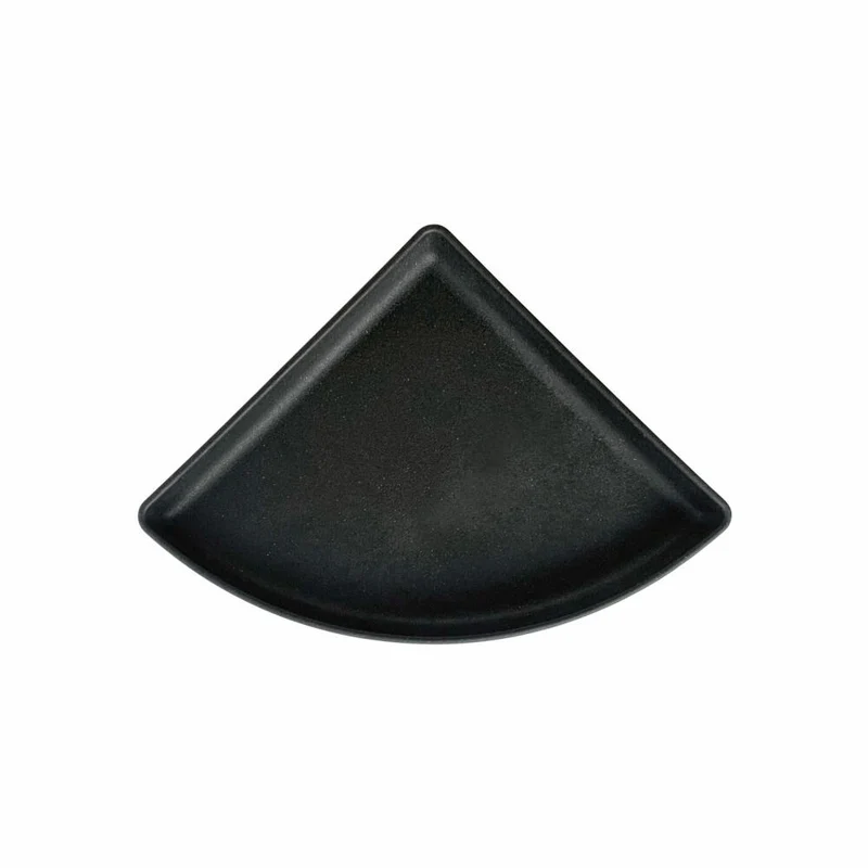 Hachiman Eck-Platztopfuntersatz Eco Plate 200, Polypropylen, Schwarz, 242994