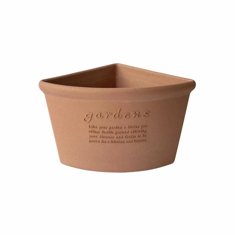 Hachiman Ecktopf Eco Pot 200, Pflanztopf, Polypropylen, Terrakotta, 3 L, 242802