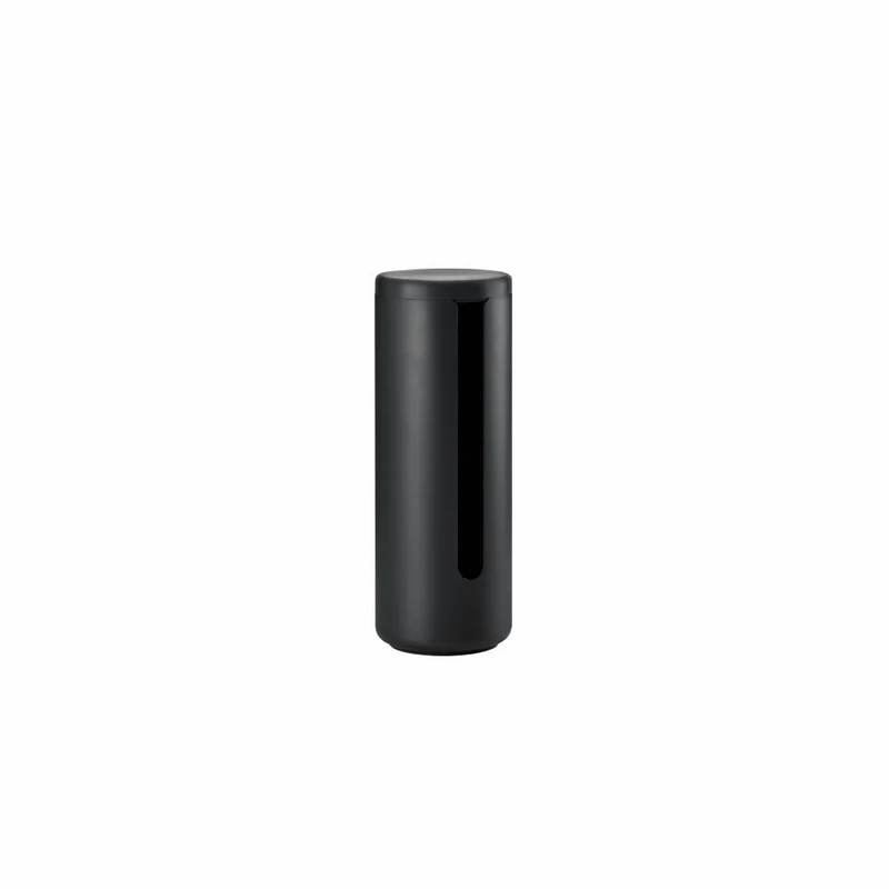 Zone Denmark Toilettenpapieraufbewahrung Ume Black, Aluminium, ABS, Schwarz, 35554