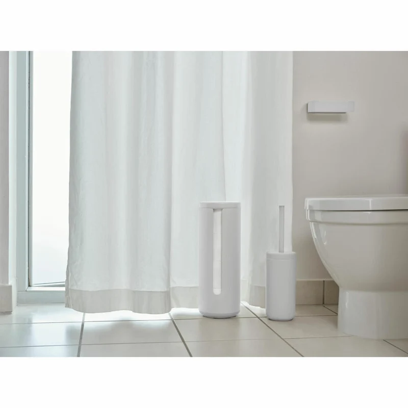 Zone Denmark Toilettenpapieraufbewahrung Ume White, Aluminium, ABS, Weiß, 35555