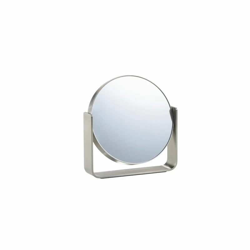 Zone Denmark Tischspiegel Ume Steel, Kosmetikspiegel, Edelstahl, Silberfarben, 34793