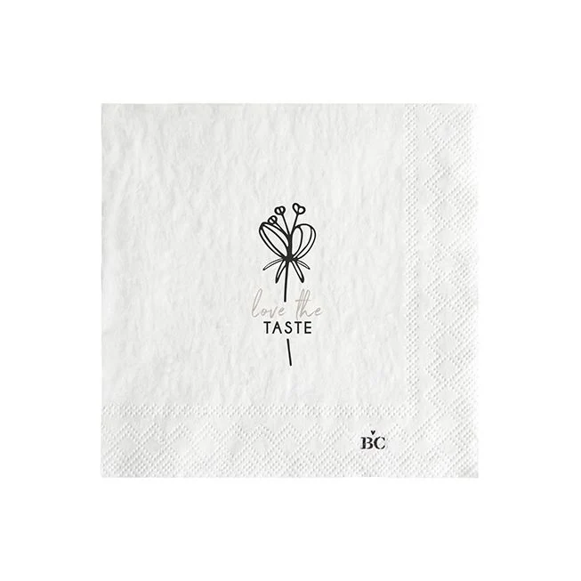 BASTION COLLECTIONS Papierservietten Love the Taste