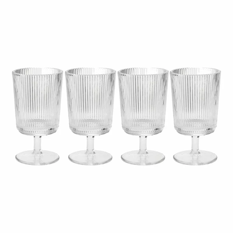 Stelton Weinglas 4er Set Pilastro, Trinkglas, Glas, Clear, 180 ml, X-520