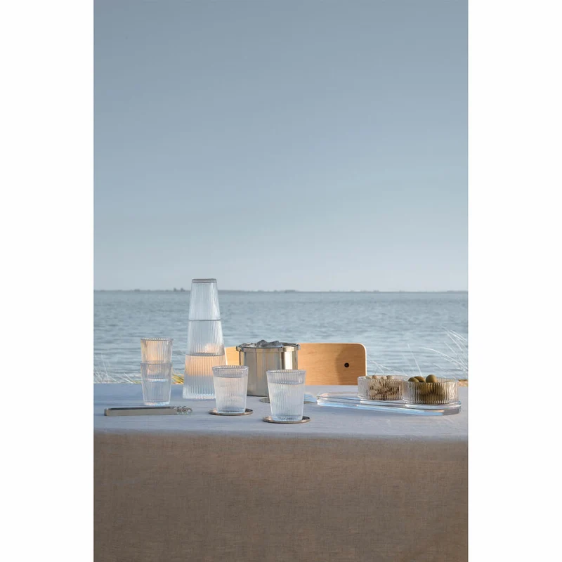 Stelton Trinkgläser 6er Set Pilastro, Trinkglas, Glas, Clear, 150 ml, X-521