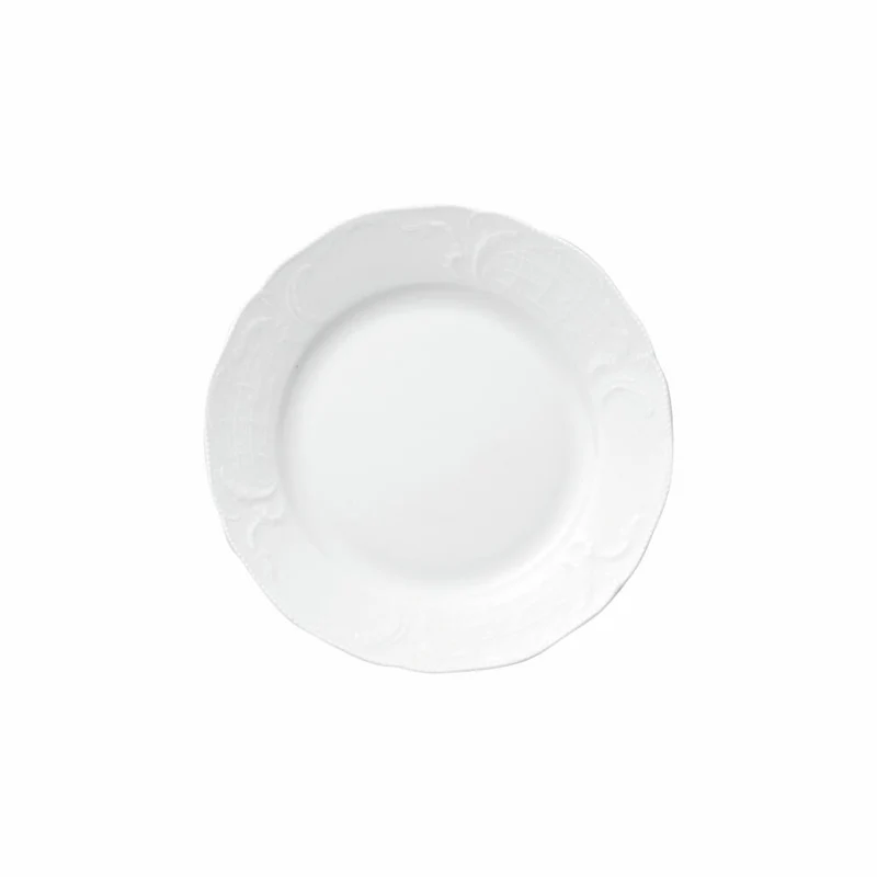 Rosenthal Frühstücksteller Sanssouci Weiß, Porzellan, Weiß, 19 cm, 10480-800001-10219