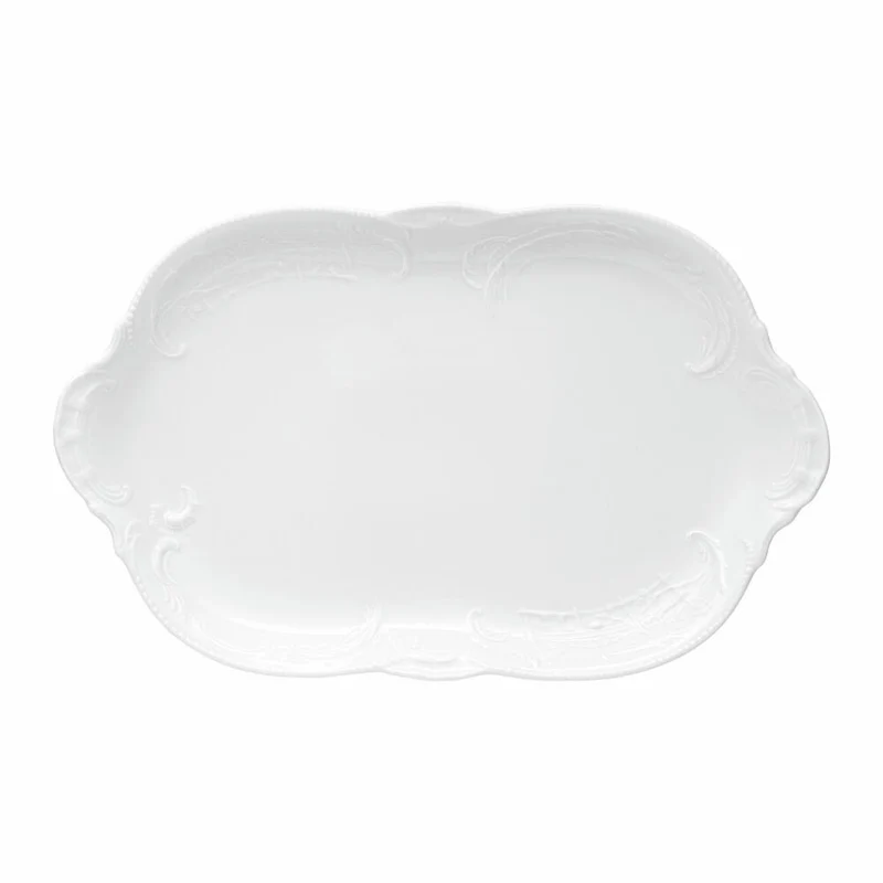 Rosenthal Platte Sanssouci Weiß, Porzellan, Weiß, 38 cm, 10480-800001-12738