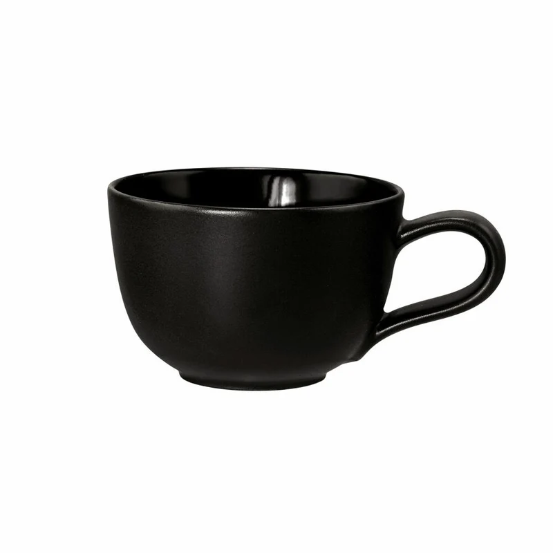 Seltmann Weiden Espressoobertasse Liberty Velvet Black, Kaffeetasse, Becher, Porzellan, Schwarz, 90 ml, 001.764291