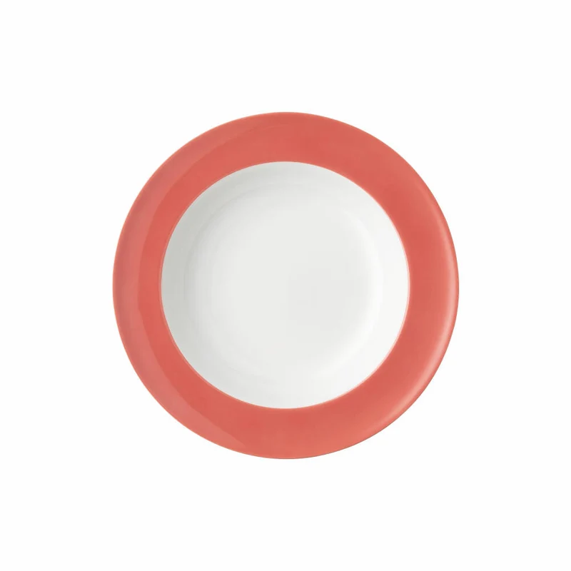 Thomas Suppenteller Sunny Day Soft Red, Porzellan, Rot, 23 cm, 10850-408601-10323