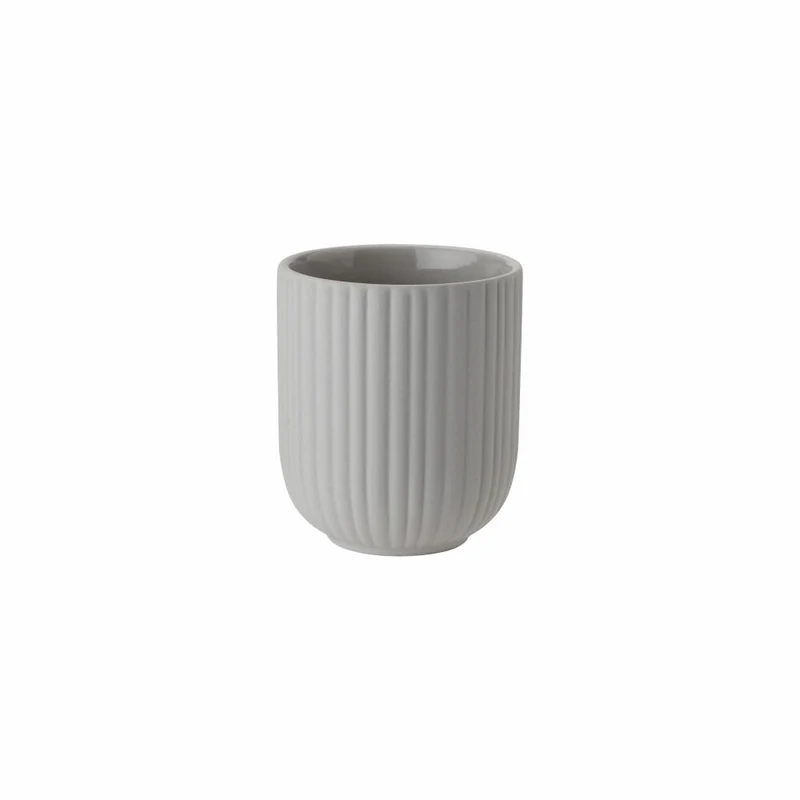 Knabstrup Tasse Verda, Kaffeebecher, Steinzeug, Soft Light Grey, 250 ml, K1500