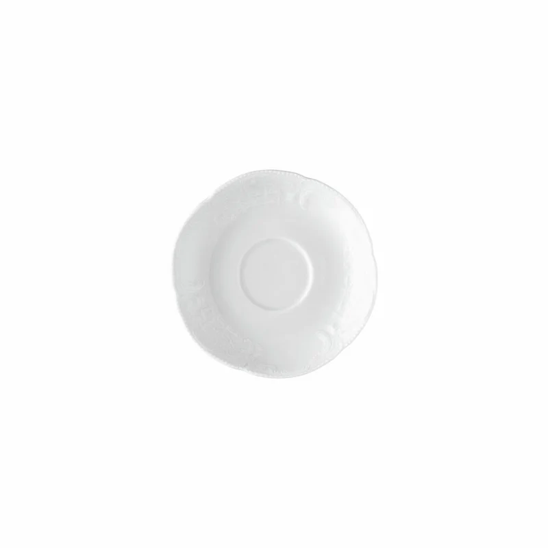 Rosenthal Kaffee-Untertasse Sanssouci Weiß, Porzellan, Weiß, 14.2 cm, 10480-800001-14741