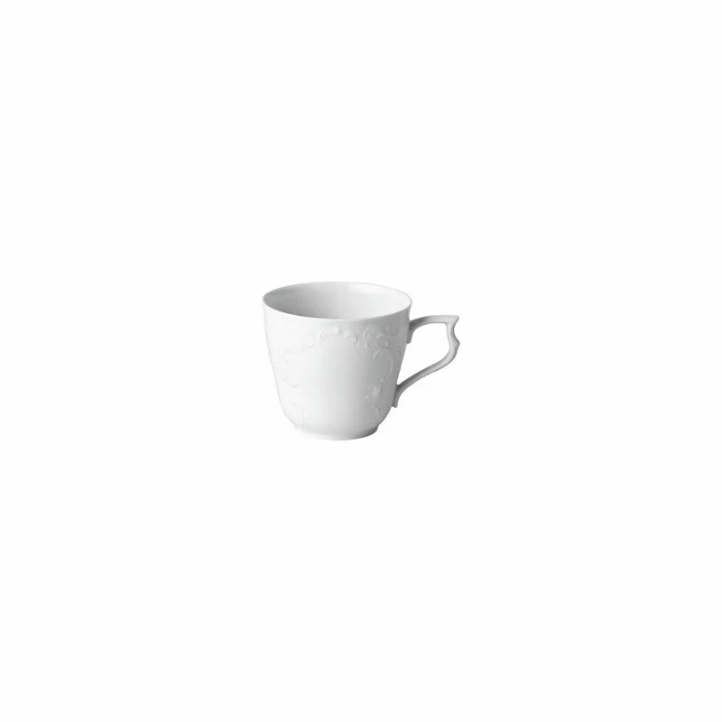 Rosenthal Kaffee-Obertasse Sanssouci Weiß, Porzellan, Weiß, 210 ml, 10480-800001-14742