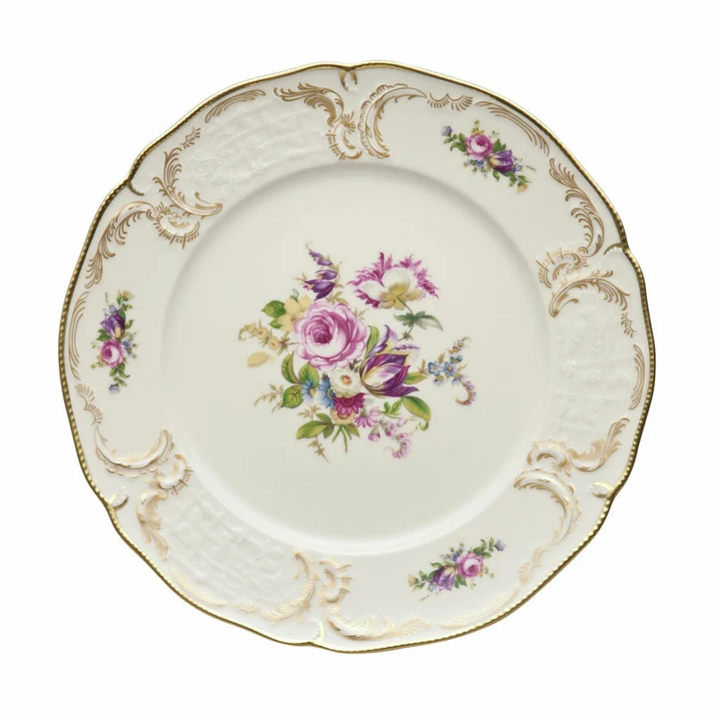 Rosenthal Platzteller Sanssouci Elfenbein Diplomat, Porzellan, Mehrfarbig, 31.4 cm, 20480-308550-10228