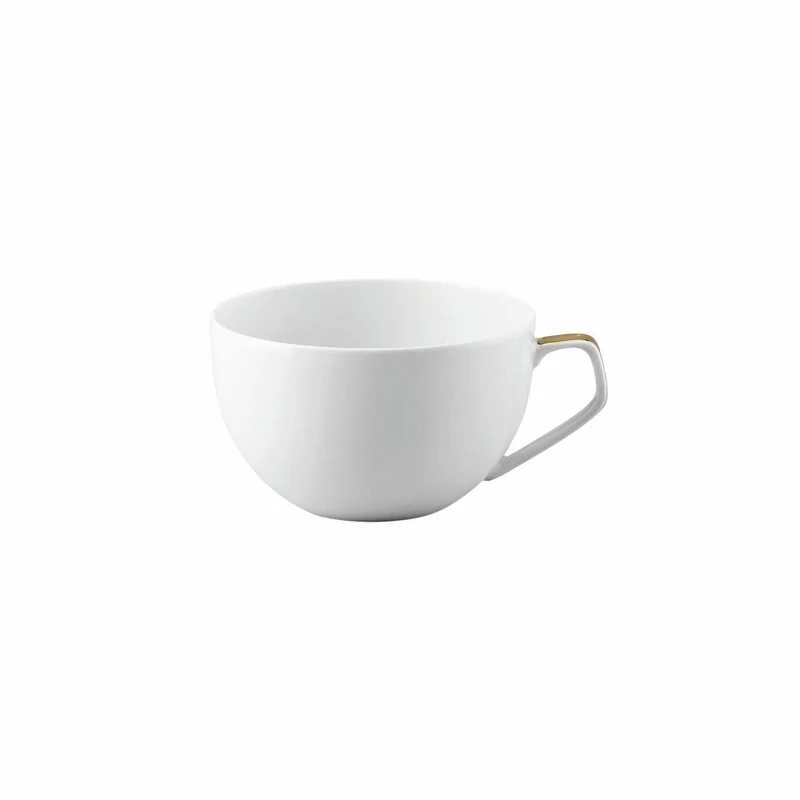 Rosenthal Kombi-Obertasse TAC Gropius Skin Gold, Porzellan, Weiß-Gold, 300 ml, 11280-403255-14772