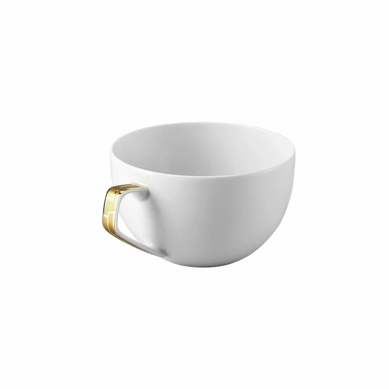 Rosenthal Kombi-Obertasse TAC Gropius Skin Gold, Porzellan, Weiß-Gold, 300 ml, 11280-403255-14772