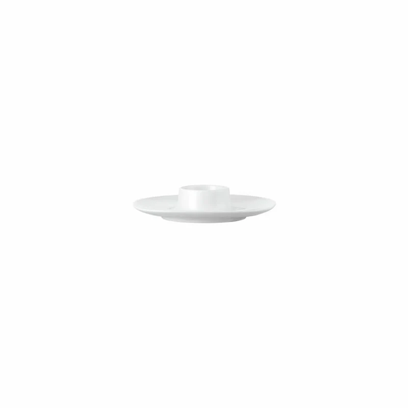 Rosenthal Eierbecher Moon mit Ablage, Porzellan, Weiß, 13 cm, 19600-800001-15525