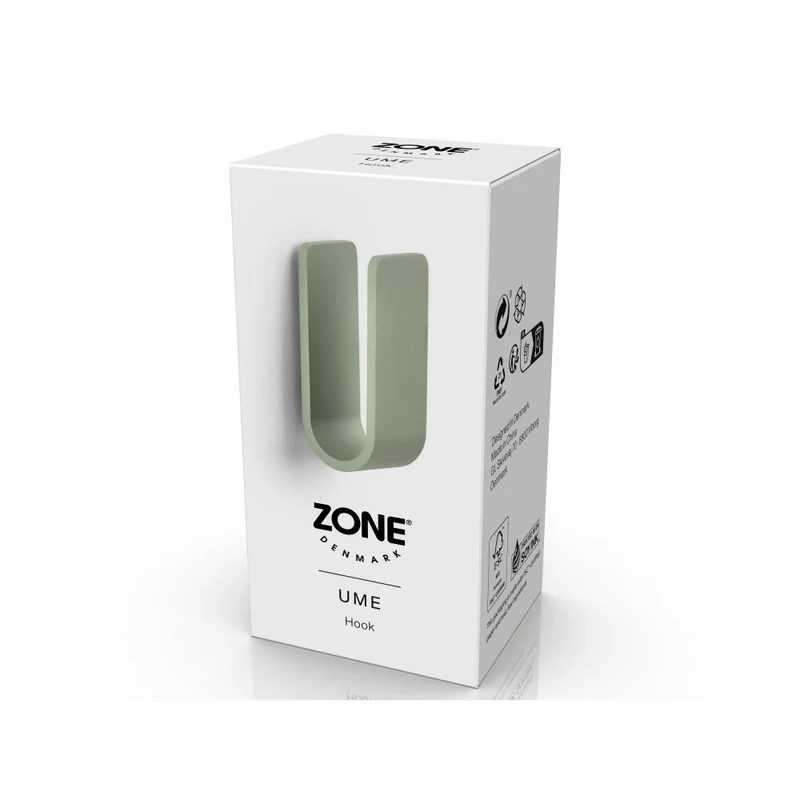 Zone Denmark Haken Ume Eucalyptus, Handtuchhaken, Aufhängung, Aluminium, Grün, 34991