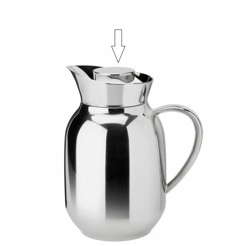Stelton Deckel für Amphora 228, Ersatzteil, Kunststoff, Edelstahl, Steel, R-131