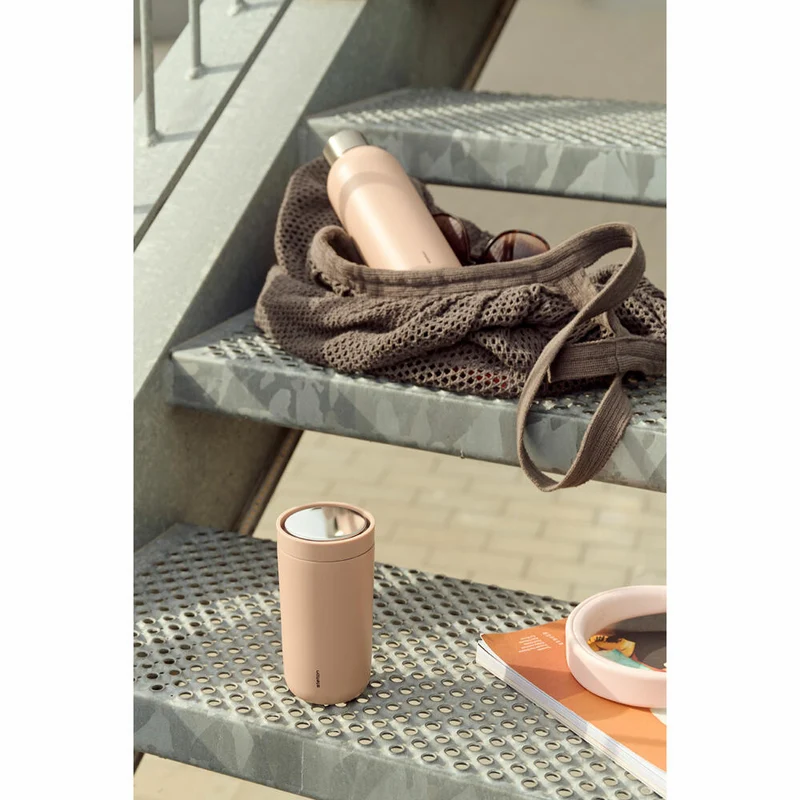 Stelton Thermobecher To Go Click, Stahl, Kunststoff, Heather, 200 ml, 675-50