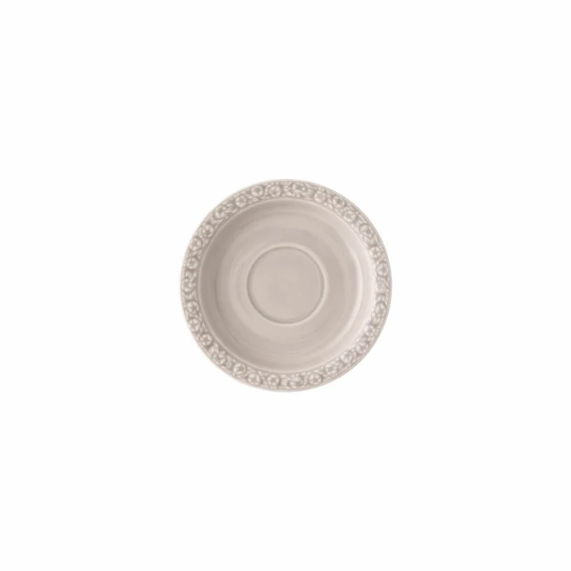 Rosenthal Kaffee-Untertasse Maria Pale Orchid, Porzellan, Grau, 14.1 cm, 10430-407168-14741