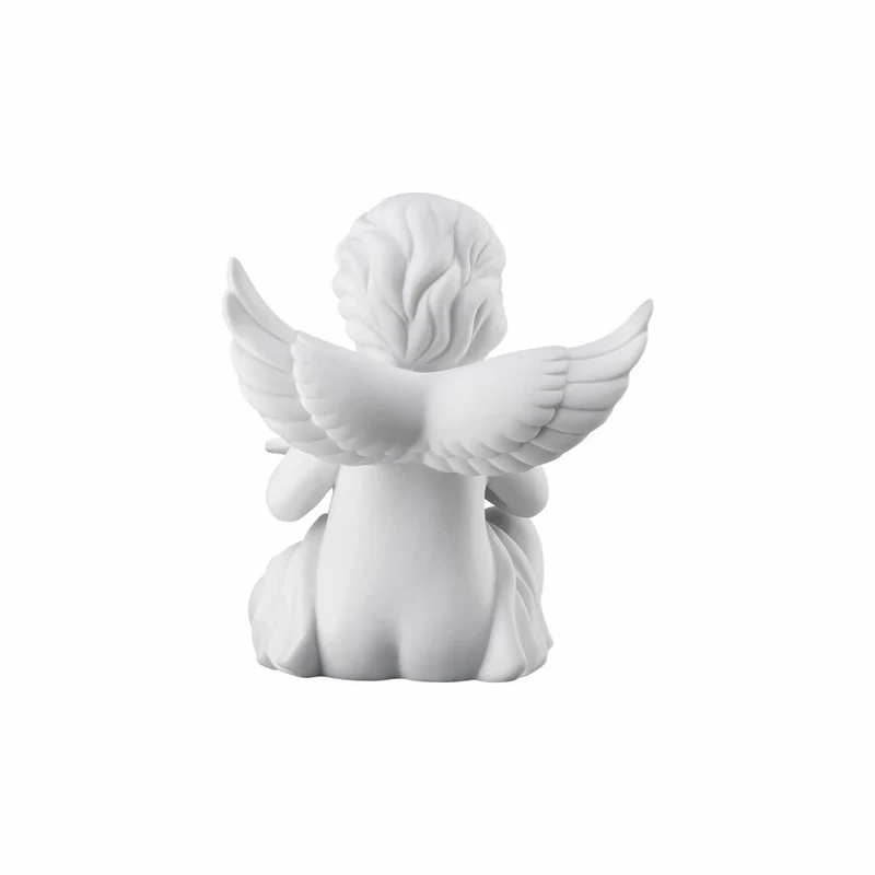 Rosenthal Dekofigur Engel mit Malerpalette, Porzellan, Weiß, 9.8 cm, 69055-000102-90535