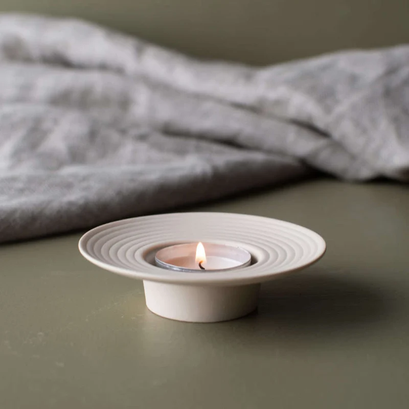 STOREFACTORY Tveta Teelichthalter beige