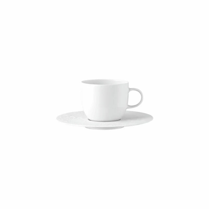 Rosenthal Kaffeetasse Zauberflöte mit Untertasse, Porzellan, Weiß, 11260-306500-14740