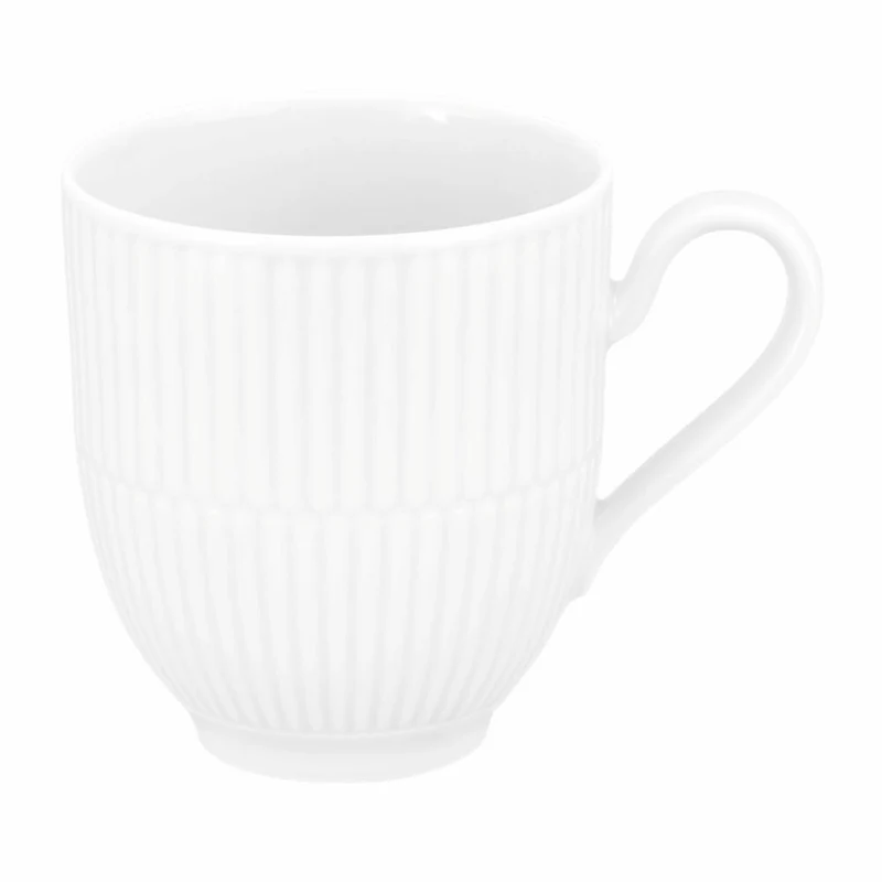 Seltmann Weiden Henkelbecher Amina, Tasse, Porzellan, Weiß, 350 ml, 001.774128
