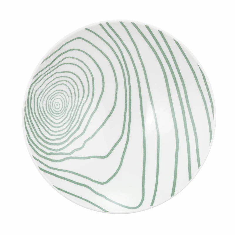 Seltmann Weiden Pasta-/Suppenteller Life Nature Jahresringe, Porzellan, Grün, 23 cm, 001.772831