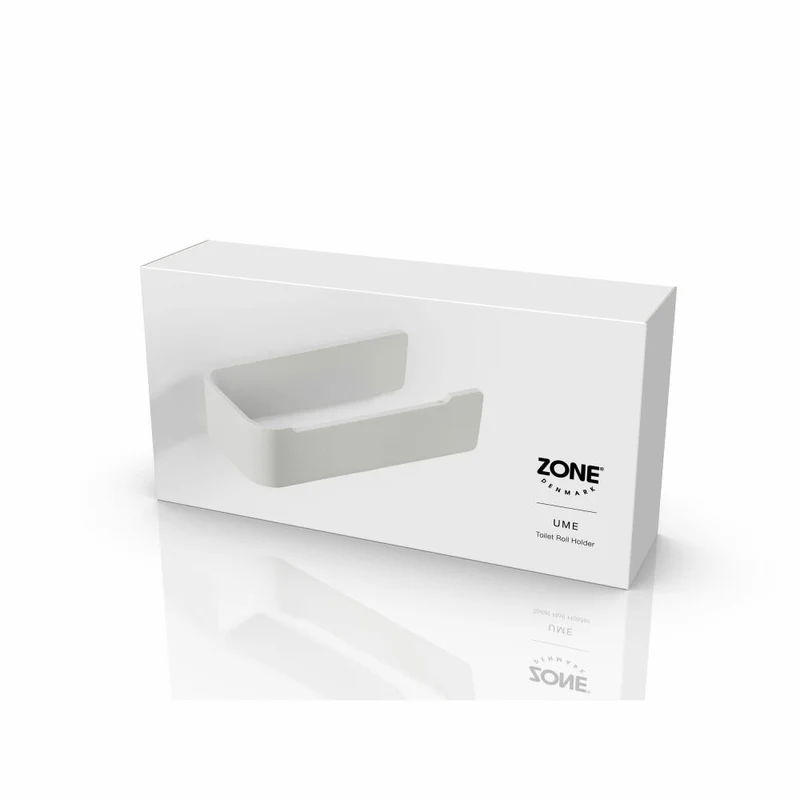 Zone Denmark Toilettenpapierhalter Ume White, WC-Rollenhalter, Aluminium, Weiß, 34997
