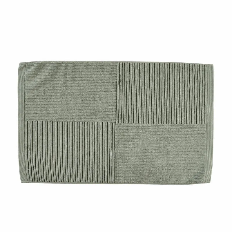 Zone Denmark Badematte Classic Eucalyptus, Baumwolle, Grün, 80 x 50 cm, 34976
