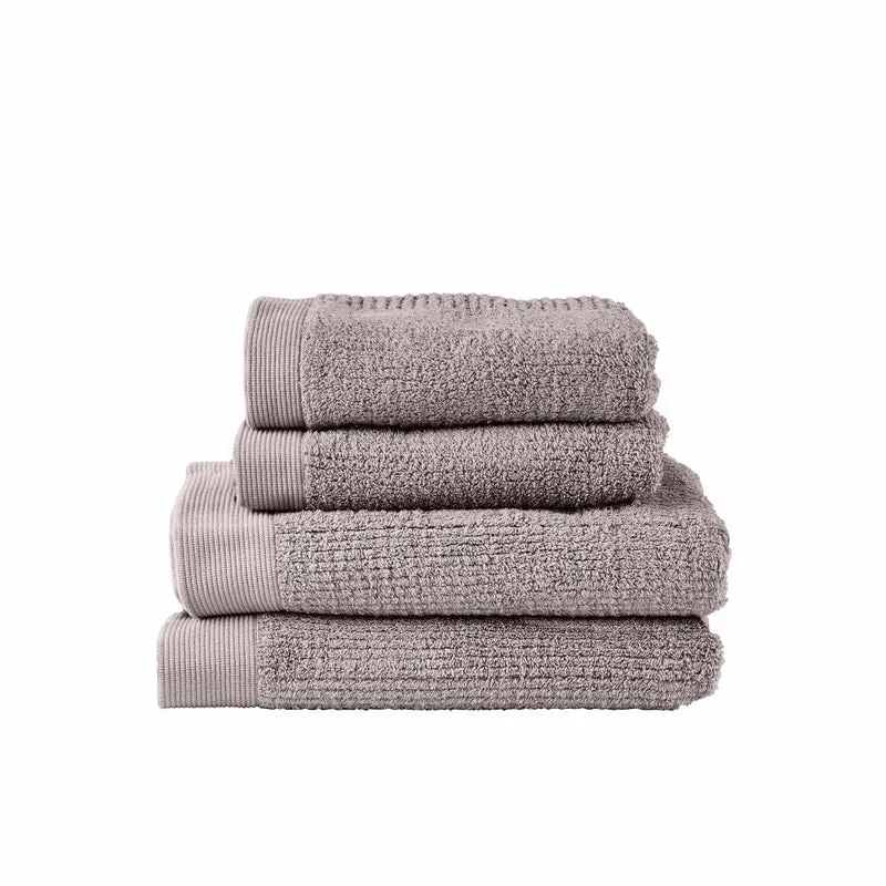 Zone Denmark Handtuch-Set Classic Gull Grey 4-tlg., Handtücher, Baumwolle, Grau, 34660