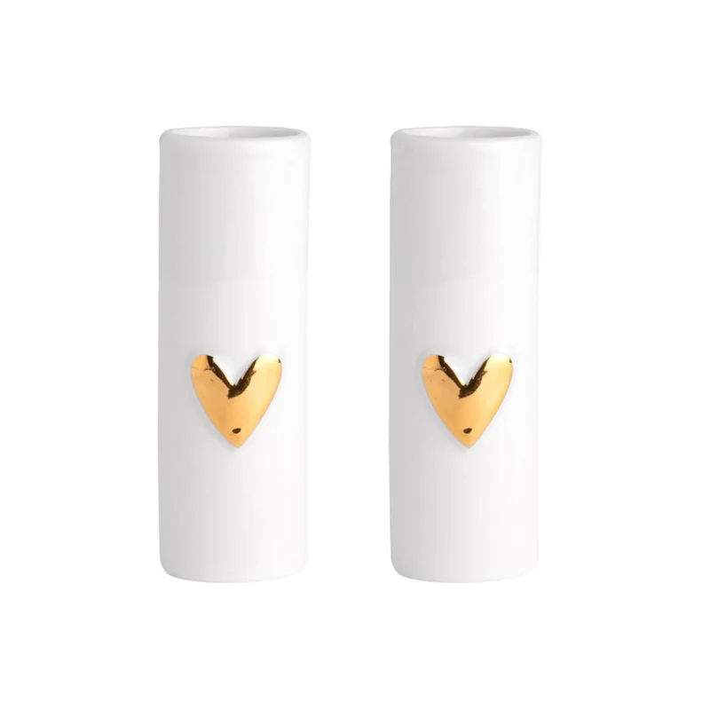 RAEDER DESIGN Minivasen 2-er Set Gold