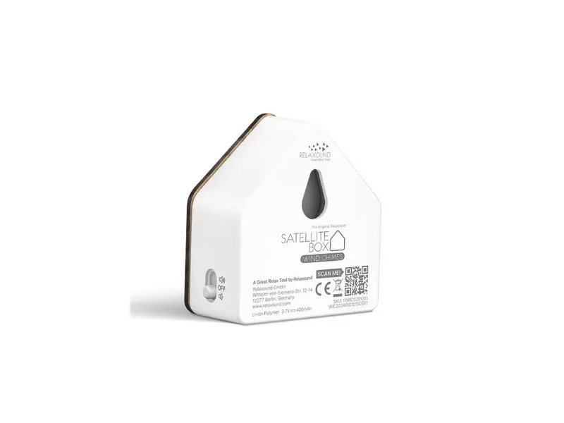 RELAXOUND Satellitebox Wind Chimes Oak