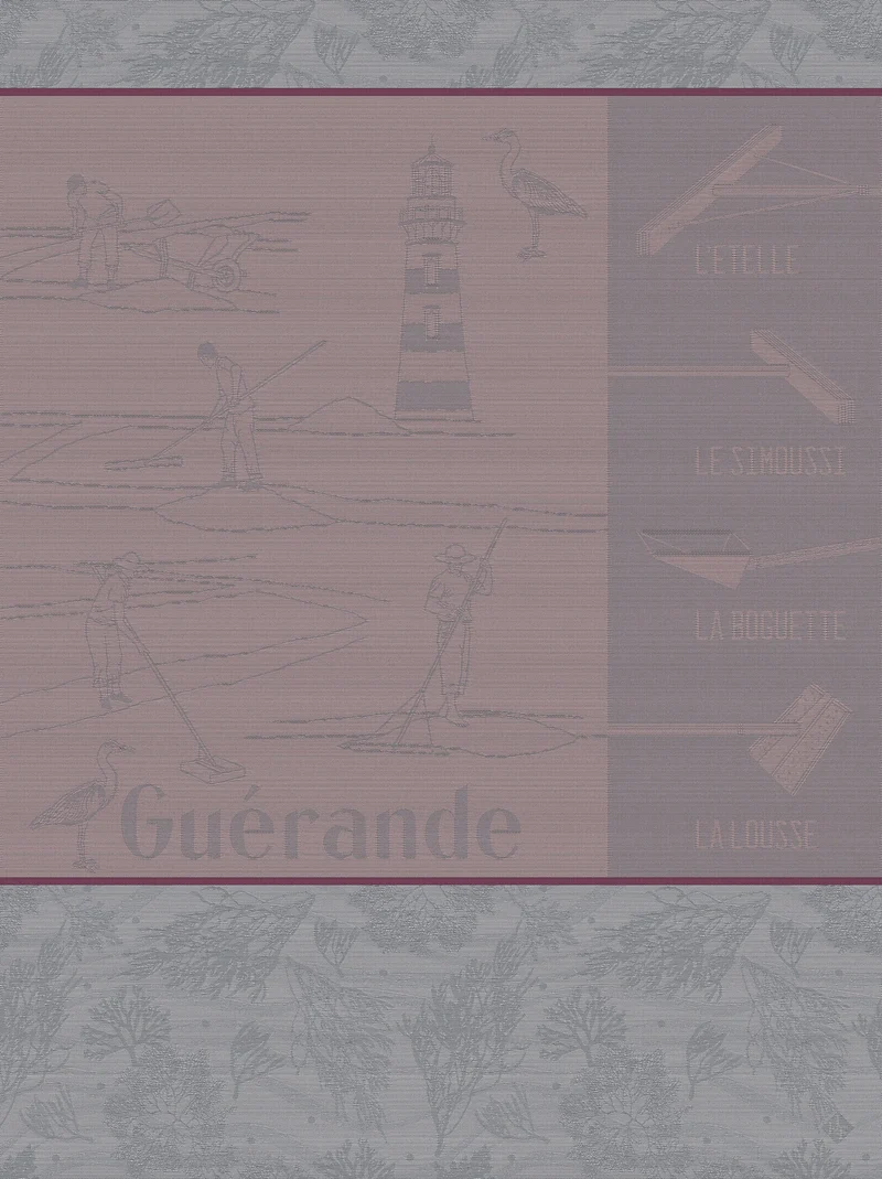 Geschirrtuch – Marais Salants – rosé