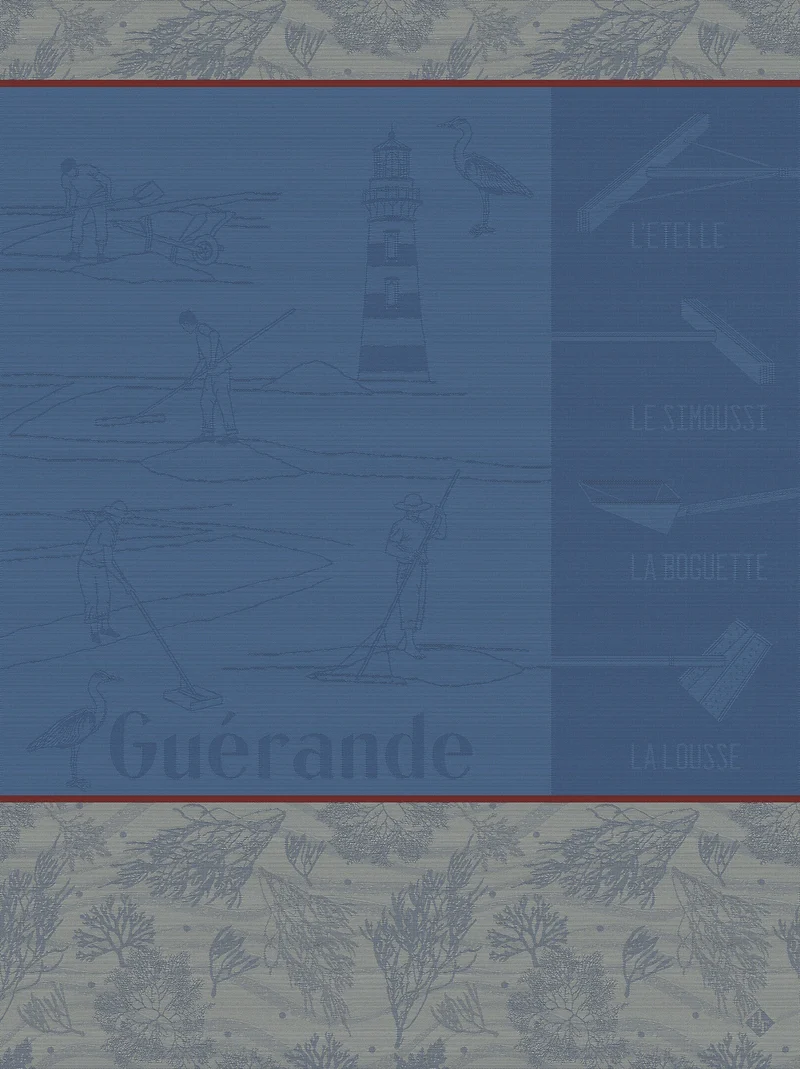 Geschirrtuch – Marais Salants – blau