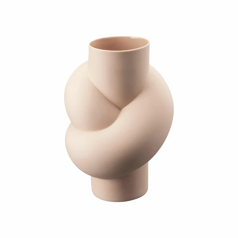 Rosenthal Vase Cameo, Dekovase, Porzellan, Rosa, 25 cm, 14628-426330-26025