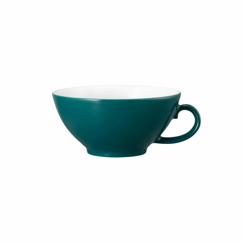 Seltmann Weiden Teeobertasse Life Fashion Trendy Petrol, Becher, Porzellan, Petrolblau, 140 ml, 001.773762