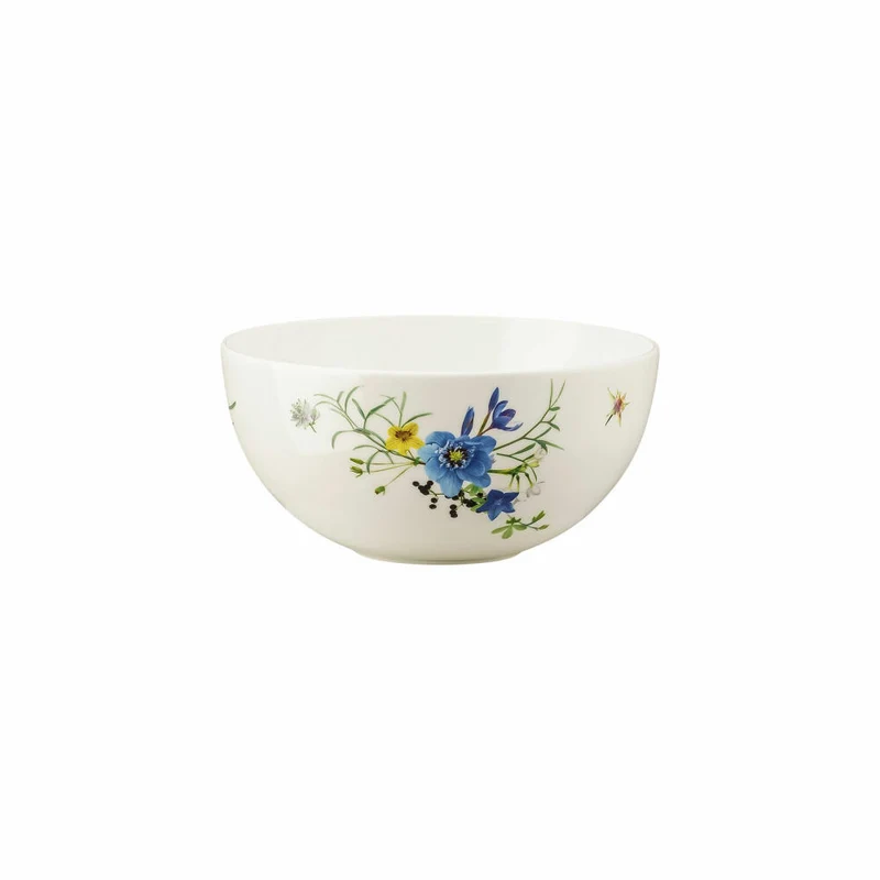 Rosenthal Schüssel Brillance - Fleurs des Alpes, Schale, Bone China, Mehrfarbig, 18 cm, 10530-405108-13318
