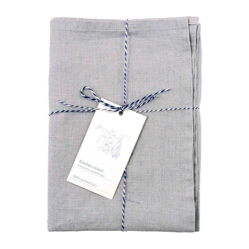 Leinen Geschirrtuch – Light Grey