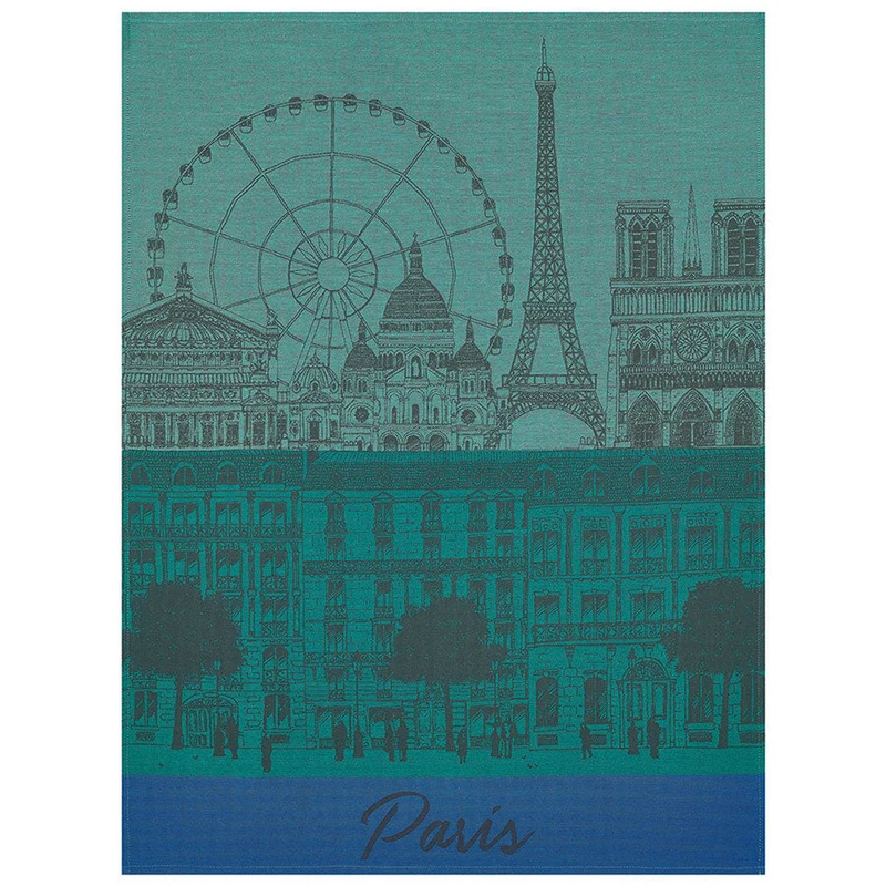 Geschirrtuch – Paris Panorama – jardin