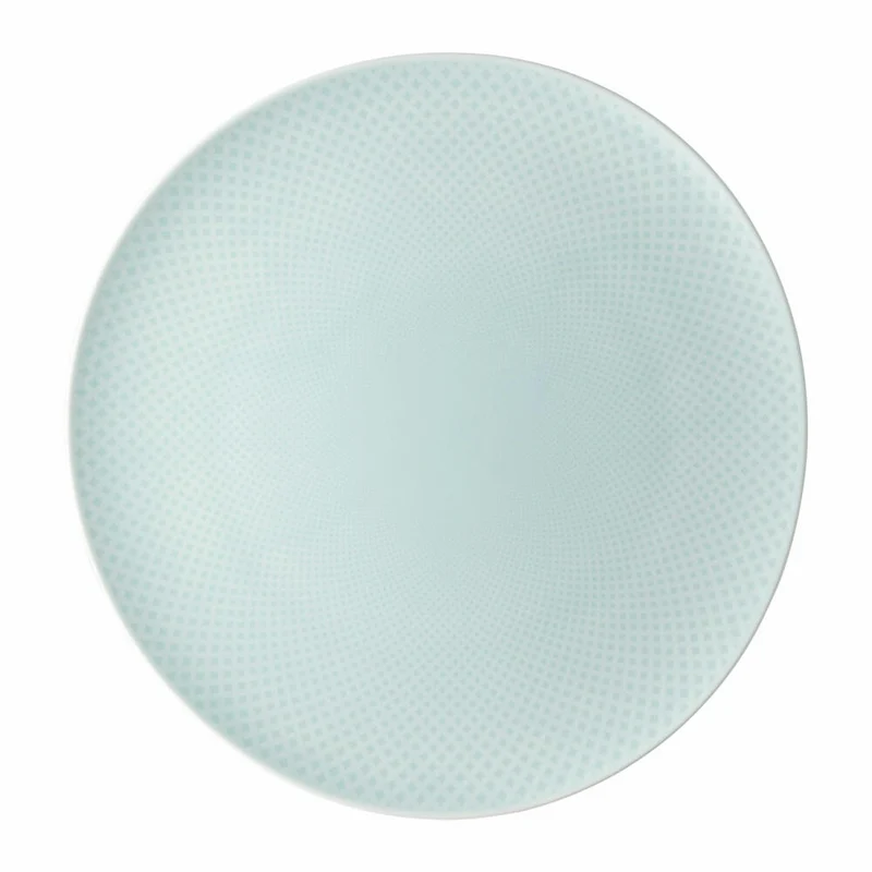 Rosenthal Teller Junto Opal Green flach, Porzellan, Grün, 32 cm, 10540-405204-10872