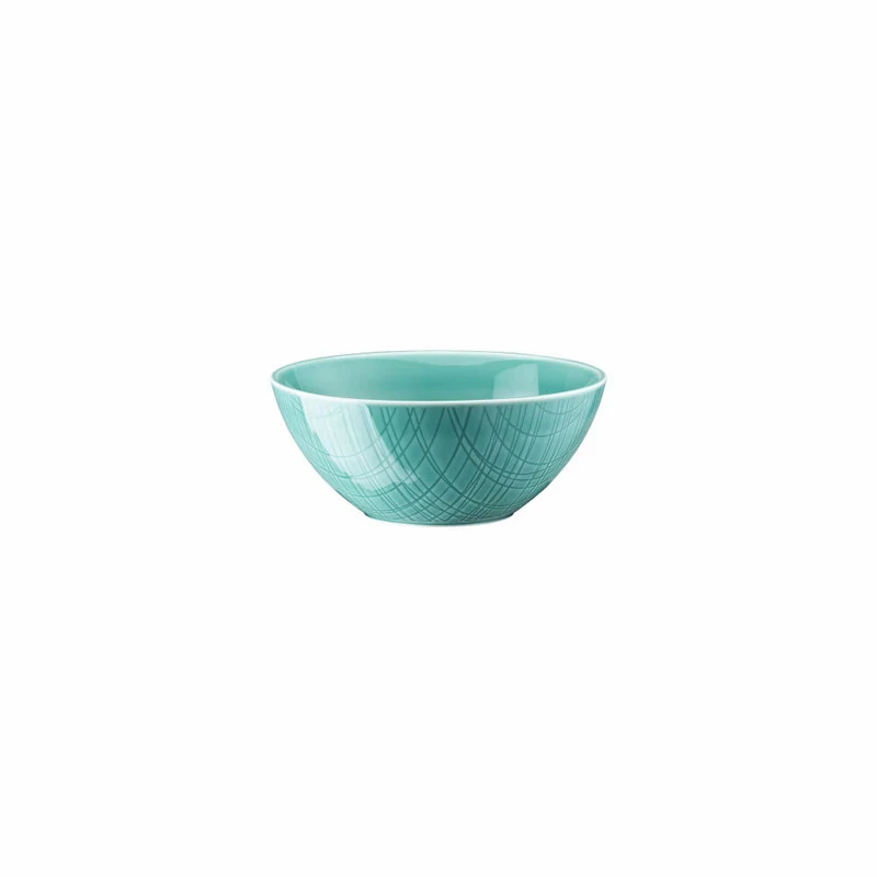 Rosenthal Müslischale Mesh Colours Aqua, Porzellan, Blau, 14 cm, 11770-405152-15454