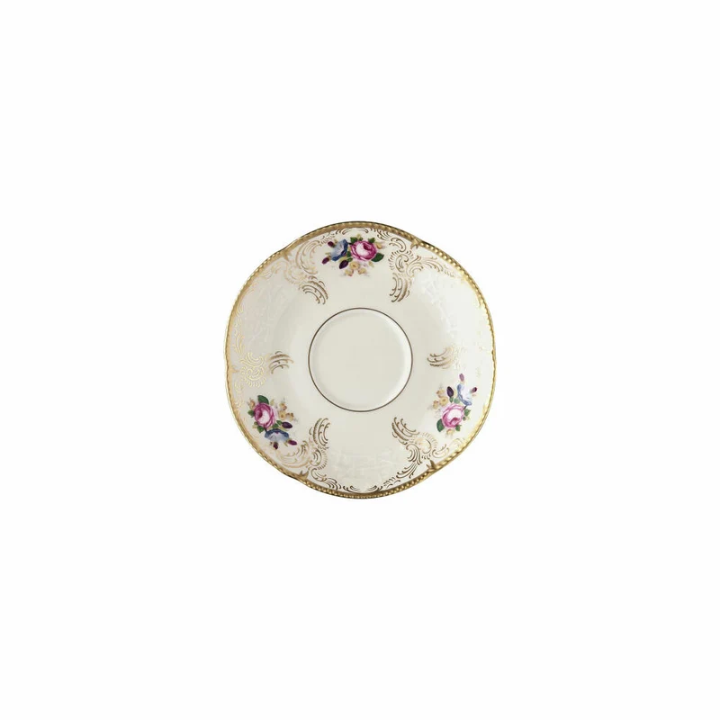 Rosenthal Kaffee-Untertasse Sanssouci Elfenbein Diplomat, Porzellan, Mehrfarbig, 14.2 cm, 20480-308550-14741