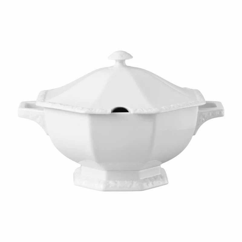 Rosenthal Terrine Maria, Suppenschüssel, Porzellan, Weiß, 2.8 L, 10430-800001-11020