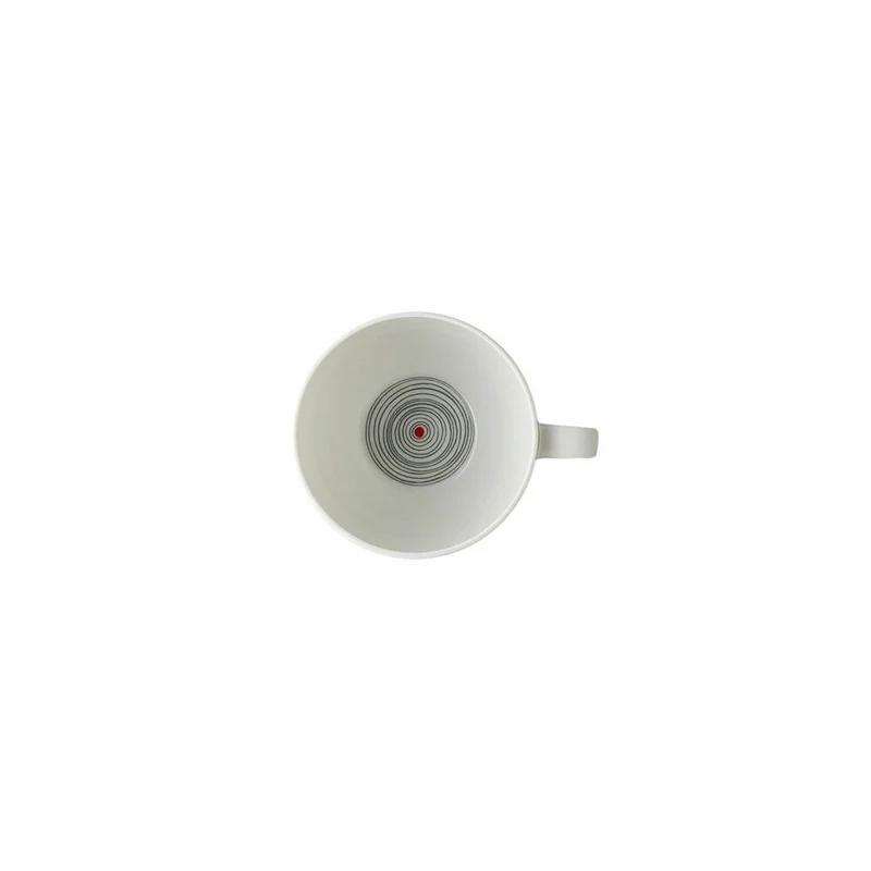 Rosenthal Espresso-Obertasse TAC Gropius Stripes 2.0, Porzellan, Grau, 120 ml, 11280-403261-14717