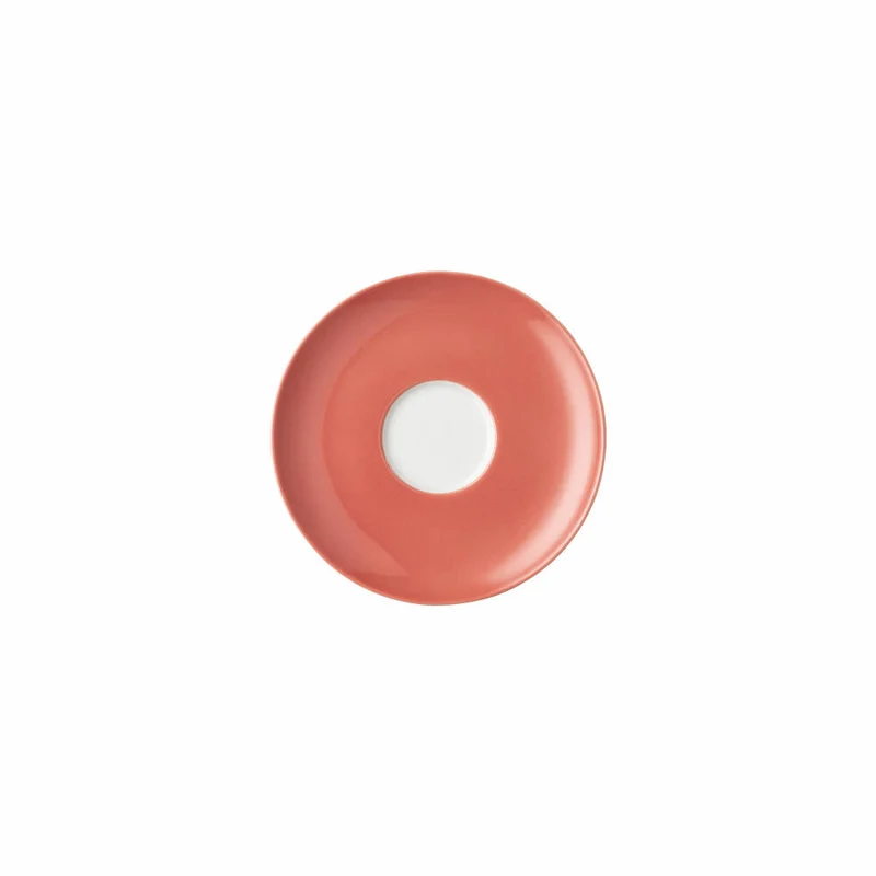 Thomas Kaffee-Untertasse Sunny Day Soft Red, Porzellan, Rot, 14.4 cm, 10850-408601-14741