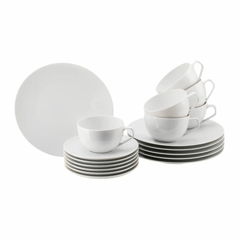 Rosenthal Kaffeeset TAC Gropius 18-tlg., Porzellan, Weiß, 11280-800001-18735