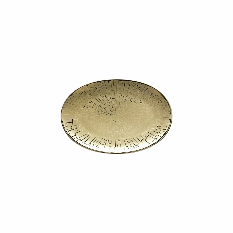 Rosenthal Servierplatte TAC Gropius Skin Gold, Porzellan, Gold, 18 cm, 11280-403255-12718