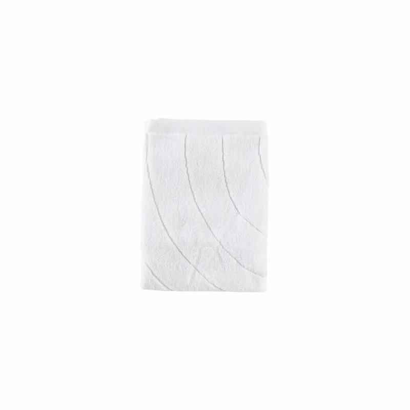 Zone Denmark Handtuch Time White, Baumwolle, Weiß, 50 x 70 cm, 34817